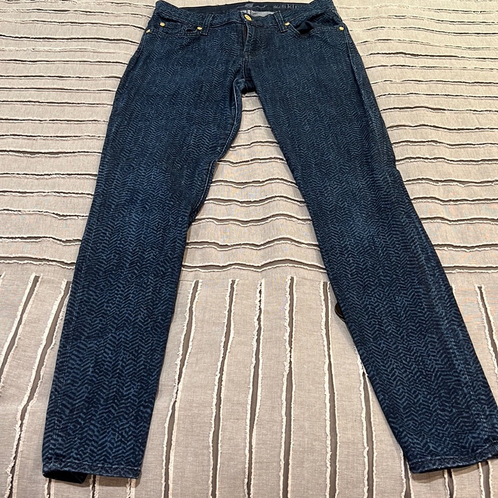 Women’s size 30 Skinny 7 for all mankind herringbone jeans